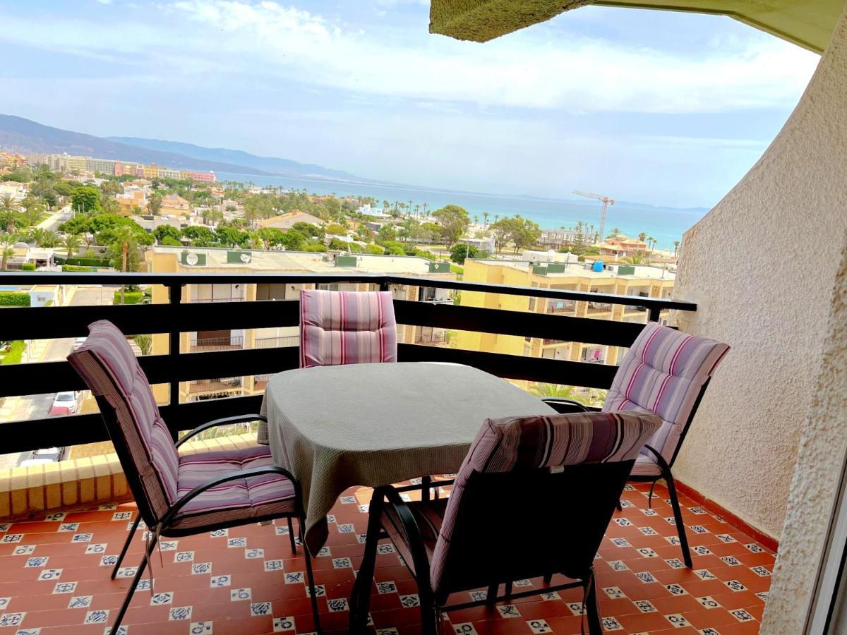 Apartamento Roquetas De Mar Urbanizacion, 2 Dormitorios, Gran Terraza Con Vista Al Mar, Wi-Fi, Parking Y Piscina Exterior photo